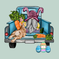 Easter Truck With Gnome And Rabbit Zipper Hoodie | Teevron