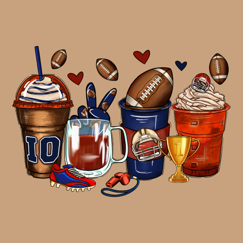 American Football Coffee Cups Vintage Tee by Zillion Design Studio | Teevron