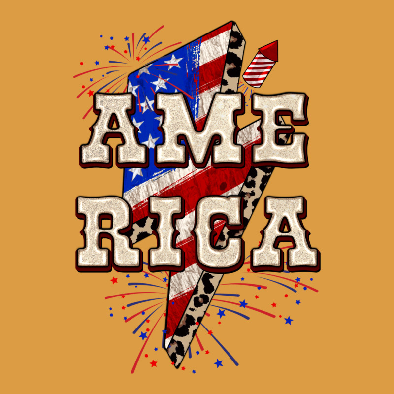 America 4th Of July Urban Heavy Tee by CowGirlArtShop | Teevron