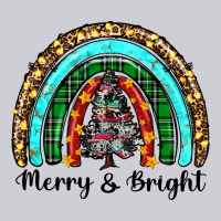 Merry And Bright Rainbow Christmas Heavyweight Sweatshirt | Teevron