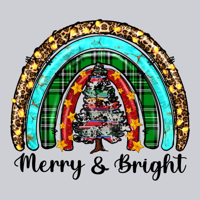 Merry And Bright Rainbow Christmas Heavyweight Sweatshirt by RanaPortraitStore | Teevron