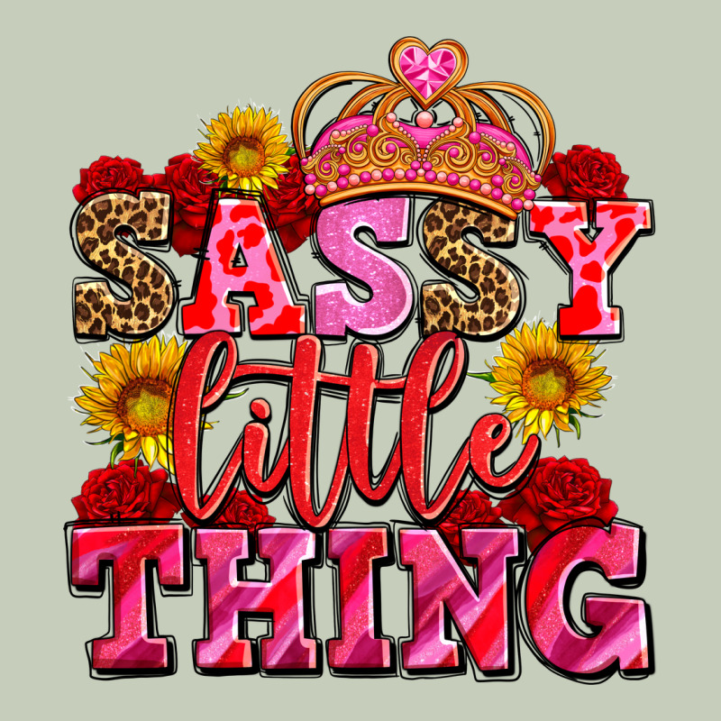 Sassy Little Thing With Crown Ladies Tee by AdoDesignShop | Teevron