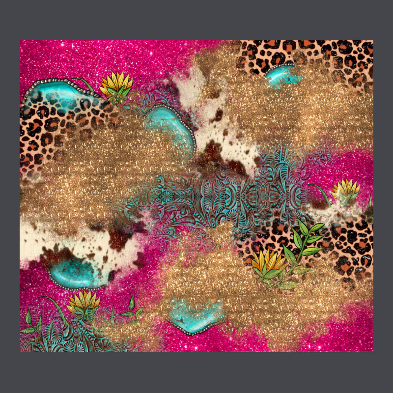 Pink Glitter Leopard Sunflower Gemstone Classic Tee by JahusDesignShop | Teevron
