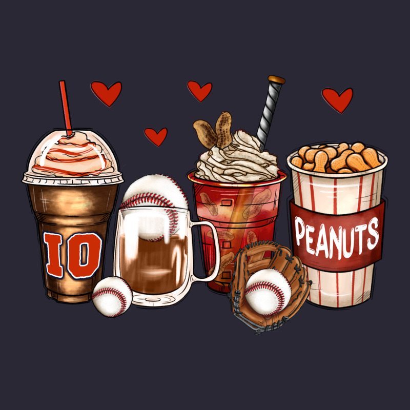 Baseball Coffee Cups Vintage Tee by Zillion Design Studio | Teevron