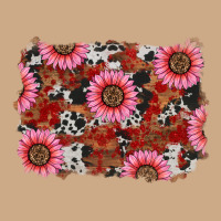 Valentine's Day Sunflowers Leopard Cowhide Background Vintage Hoodie | Teevron