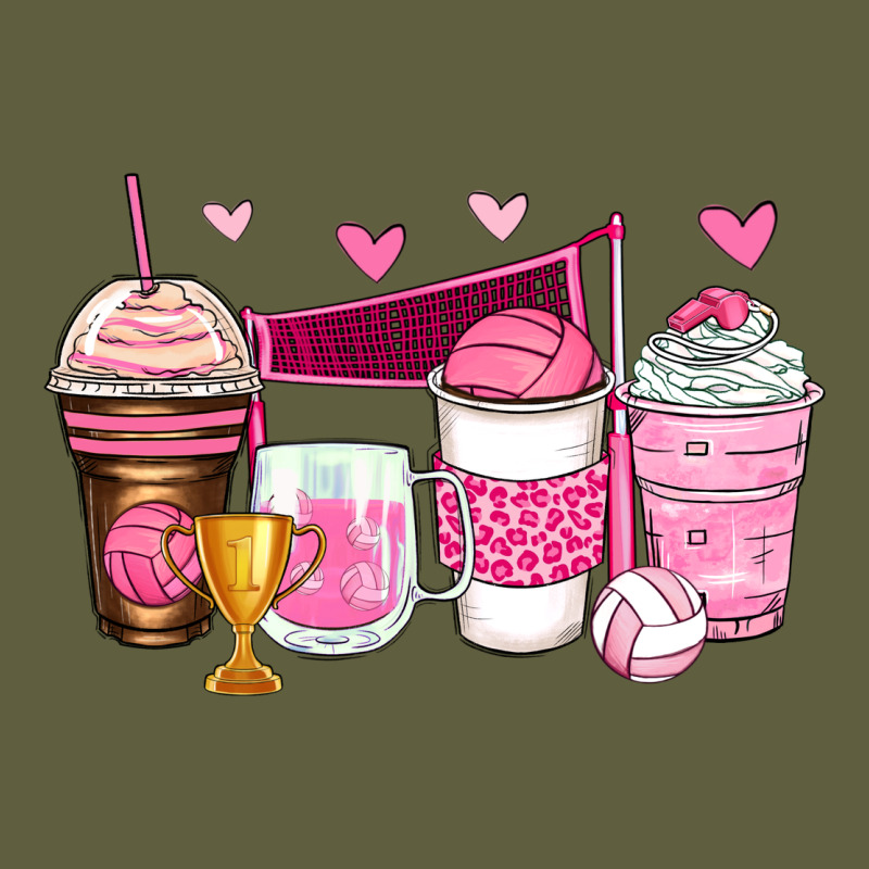 Volleyball Coffee Cups Vintage Tee by Zillion Design Studio | Teevron