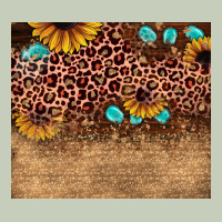 Leopard Glitter Sunflower Gemstone Classic Tee | Teevron