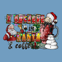 I Believe In Santa And Coffee Urban Heavy Tee | Teevron
