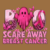 Boo Scare Away Breast Cancer Vintage Tee | Teevron