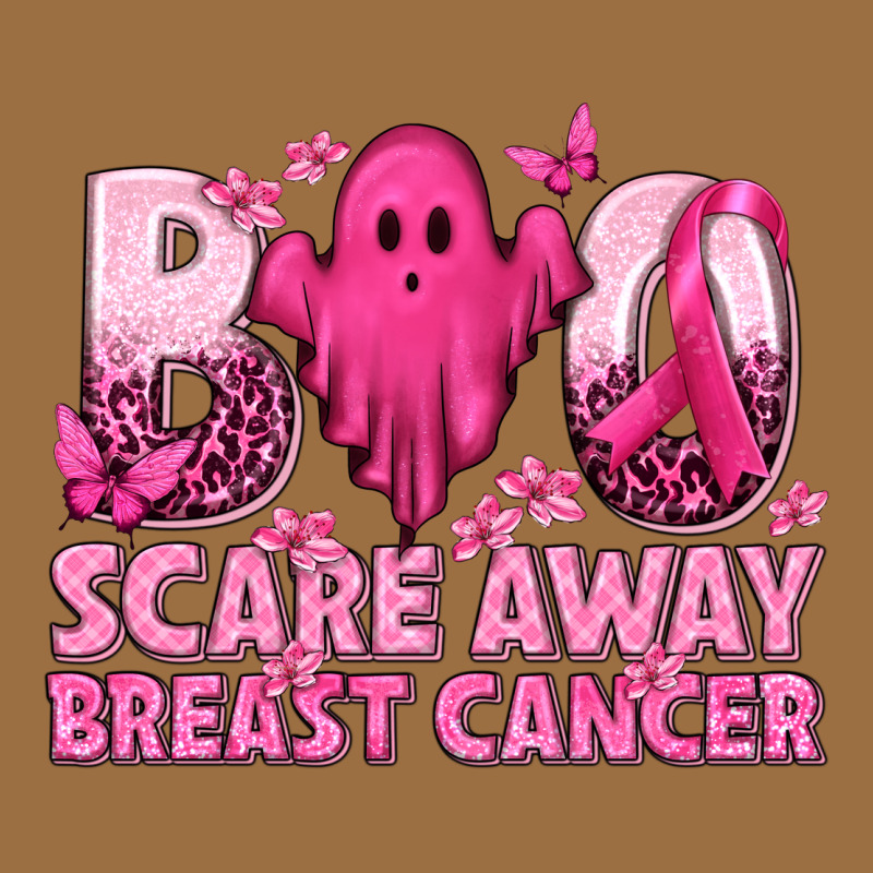 Boo Scare Away Breast Cancer Vintage Tee by texasbilliewilder | Teevron