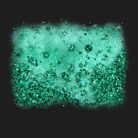 Green Glitter Background Classic Tee | Teevron