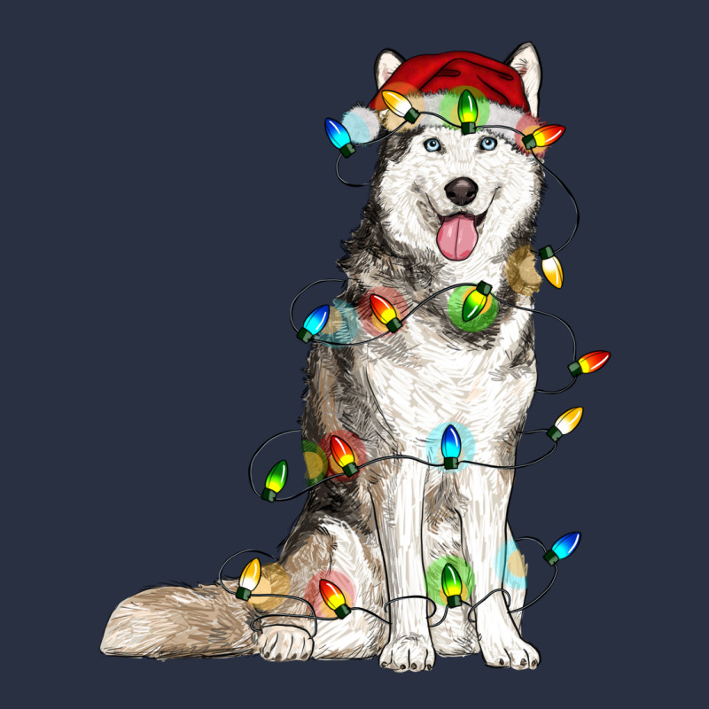 Husky With Christmas Lights Heavyweight Sweatshirt by RanaPortraitStore | Teevron
