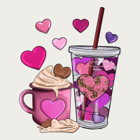 Valentines Day Heart Coffe Zipper Hoodie | Teevron