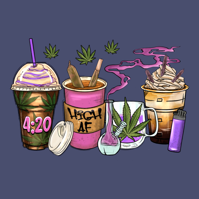 Weed Coffee Cups Vintage Tee by Zillion Design Studio | Teevron