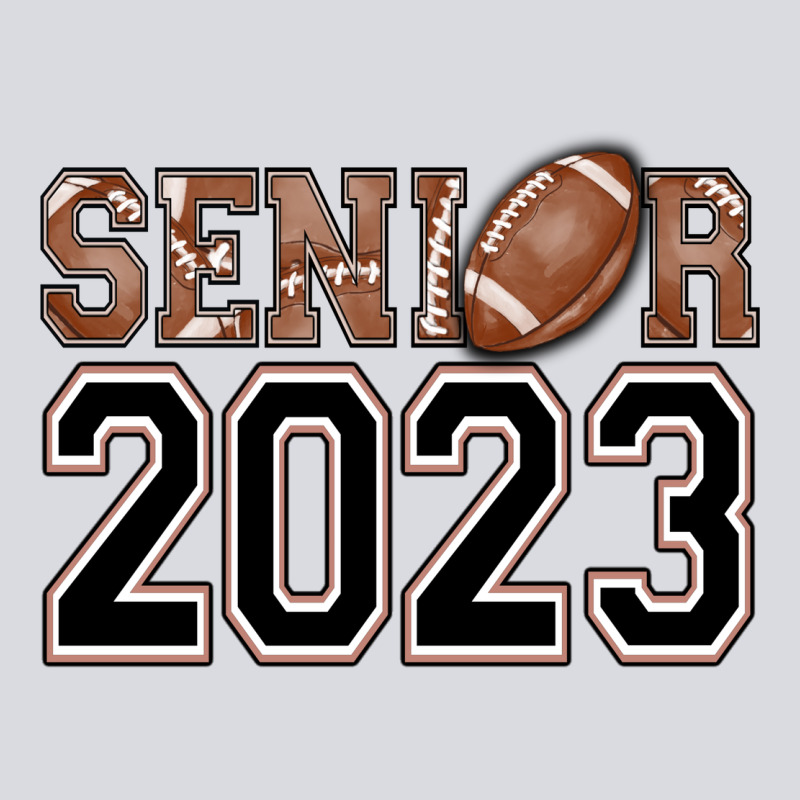 Senior 2023 American Football Zipper Hoodie by AdoDesignShop | Teevron