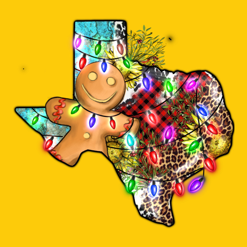 Christmas Texas Map Premium Hoodie by AdoDesignShop | Teevron