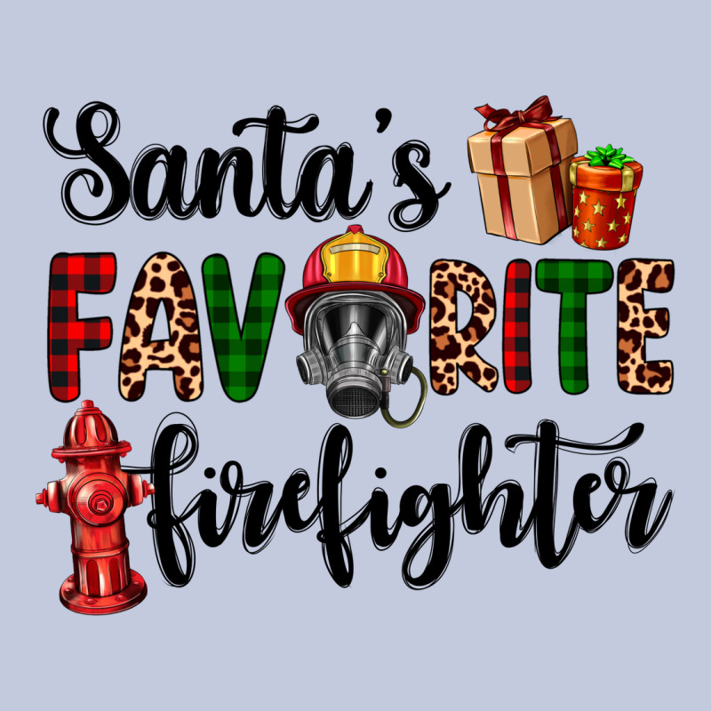 Santa's Favorite Firefighter Long Sleeve Tee by AdoDesignShop | Teevron