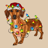 Dachshund With Christmas Lights Heavyweight Sweatshirt | Teevron