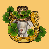 St Patricks Day Goat Horseshoe Shamrock Vintage Hoodie | Teevron