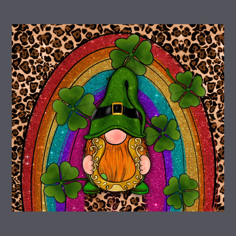 St Patricks Day Gnomes Shamrock Rainwow Vintage Hoodie by RanaPortraitStore | Teevron