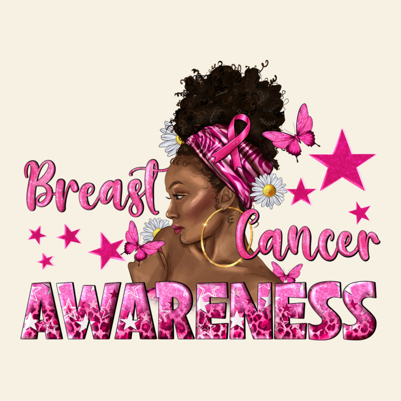 Breast Cancer Awareness With Afro Woman Vintage Tee by texasbilliewilder | Teevron