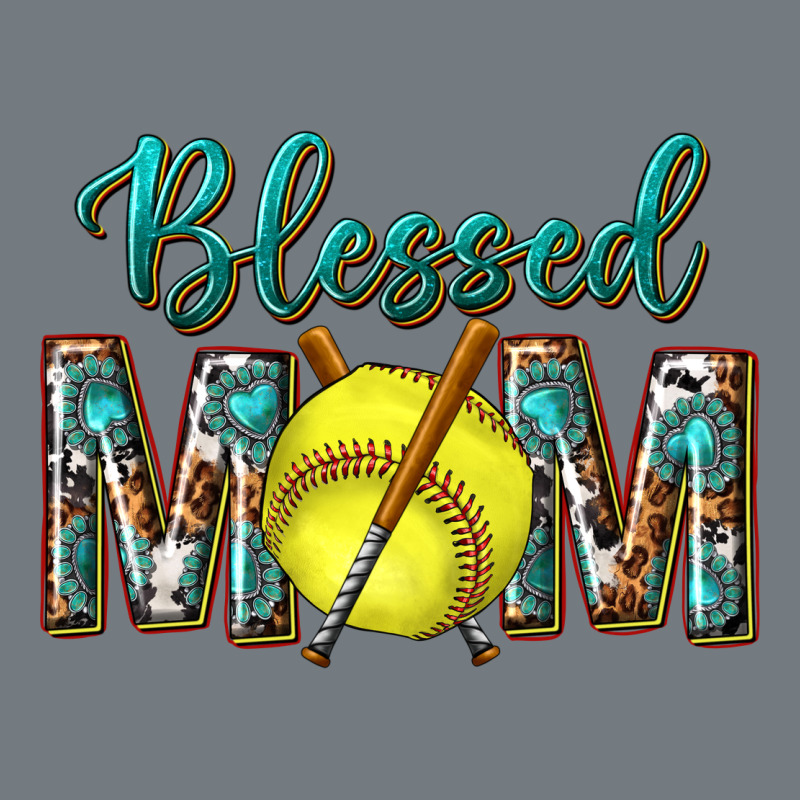 Western Blessed Mom With Softball Heavyweight Sweatshirt by texasbilliewilder | Teevron