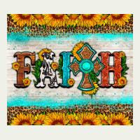 Faith Cross And Sunflower Tumbler Urban Heavy Tee | Teevron