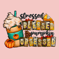 Stressed Blessed Pumpkin Obsessed Urban Heavy Tee | Teevron