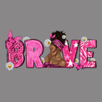 Breast Cancer Brave With Afro Woman Vintage Tee | Teevron