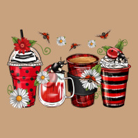 Ladybug Coffee Cups Vintage Tee | Teevron