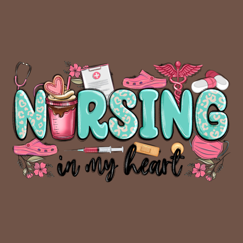 Nursing In My Heart Premium Sweatshirt by MaliasSmallBusiness | Teevron