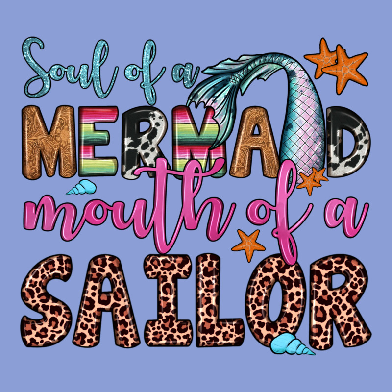 Soul Of A Mermaid Mouth Of A Sailor Long Sleeve Tee by JahusDesignShop | Teevron