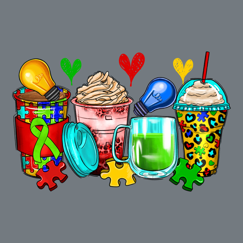 Autism Coffee Cups Heavyweight Sweatshirt by Zillion Design Studio | Teevron