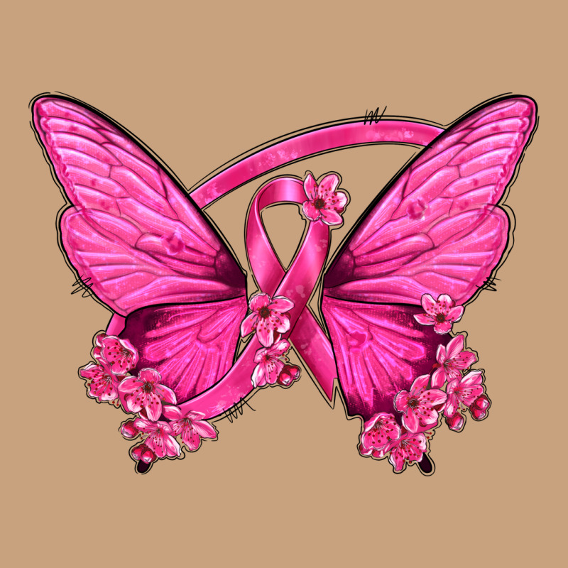 Breast Cancer Butterfly Vintage Tee by texasbilliewilder | Teevron