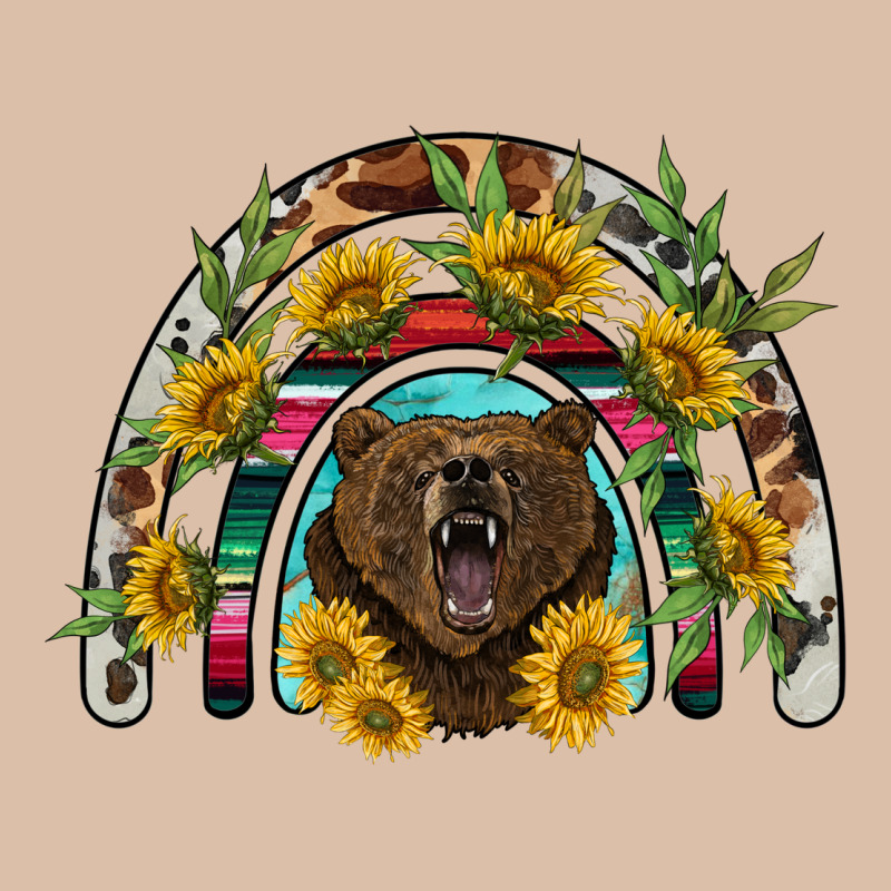 Bear Rainbow Urban Heavy Tee by BarkalooDesign | Teevron