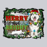 Merry And Bright Husky Farm  Background Heavyweight Sweatshirt | Teevron