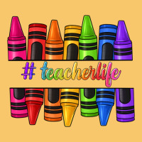 Teacher Life Crayons Vintage Hoodie | Teevron
