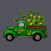 St Patricks Truck Shamrock Horseshoe Gold Vintage Hoodie | Teevron