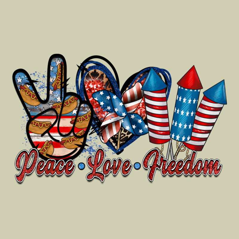 Peace Love Freedom Heavy Core Tee by RacoonDesign | Teevron