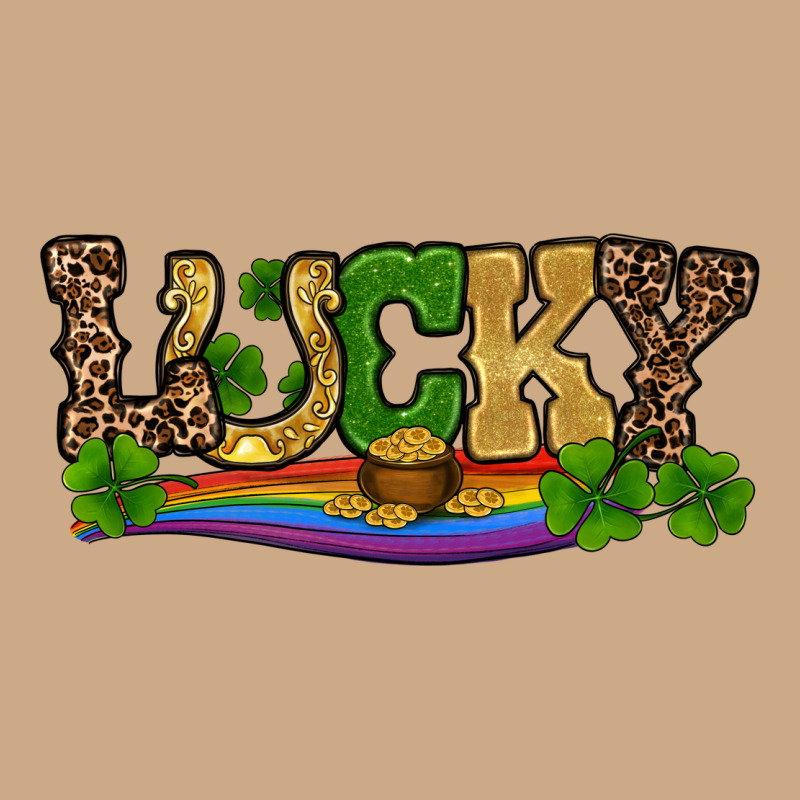 St Patricks Shamrock Gold With Rainbow Vintage Hoodie by RanaPortraitStore | Teevron