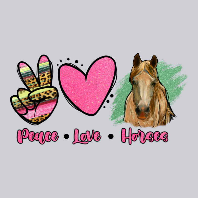 Peace Love Horses Classic Tee by RanaPortraitStore | Teevron