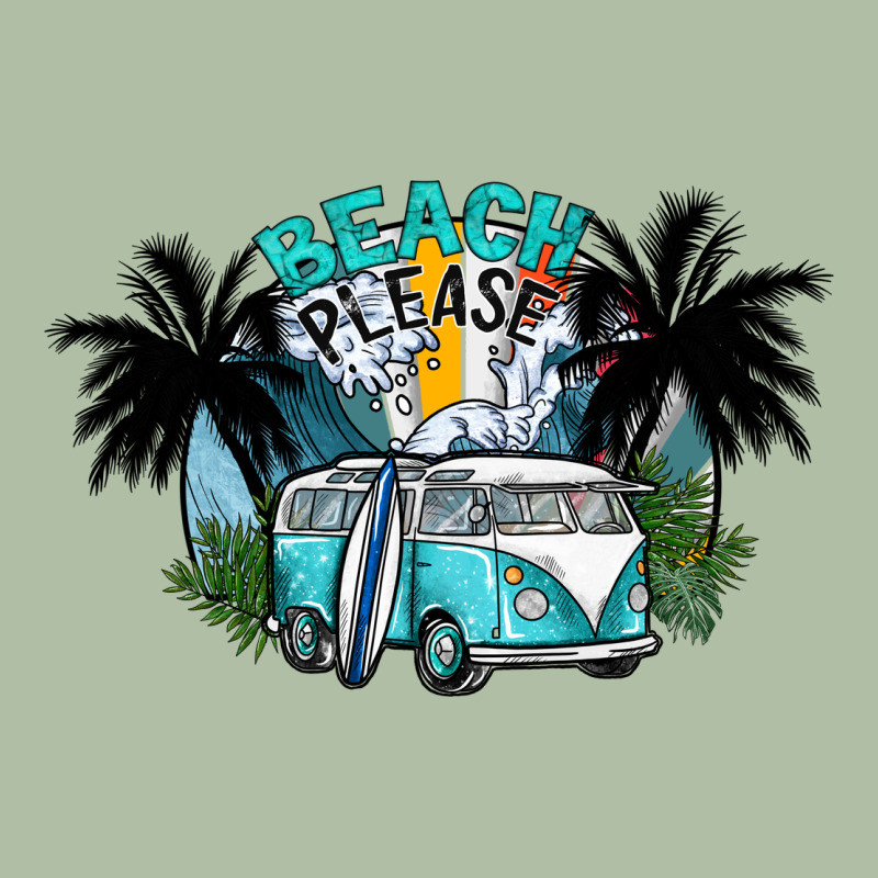Beach Please Urban Heavy Tee by SublimationCraftShop | Teevron