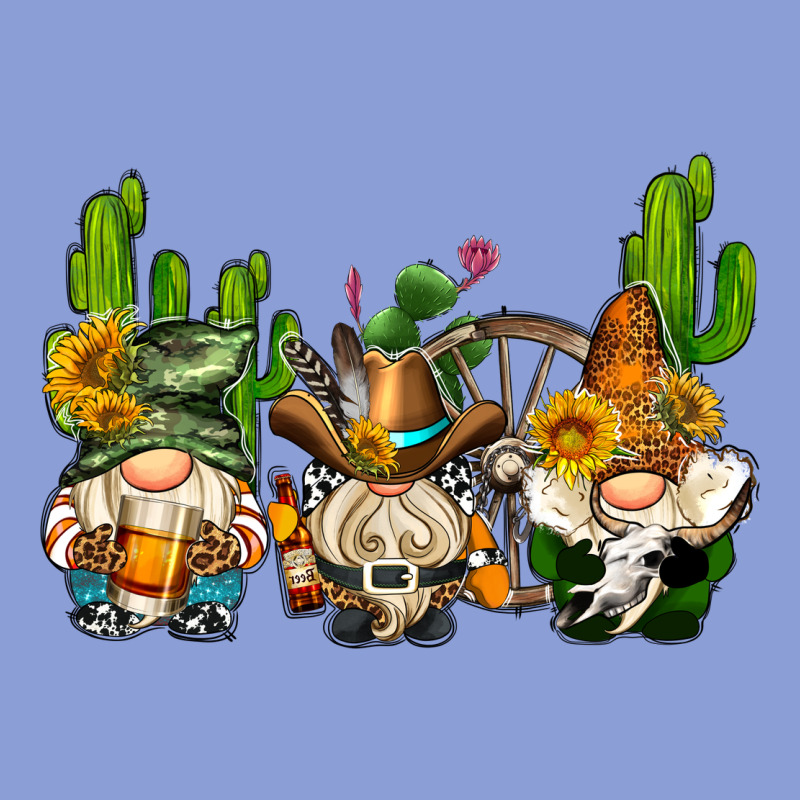 Western Gnomes With Cactus Long Sleeve Tee by AdoDesignShop | Teevron