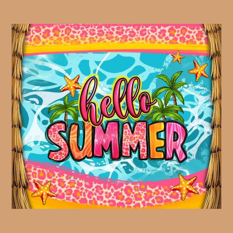 Hello Summer Vintage Tee by Zillion Design Studio | Teevron