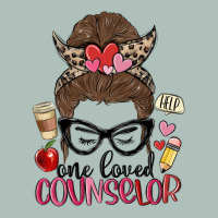 Messy Bun One Loved Counselor Heavyweight Hoodie | Teevron