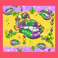 Mardi Gras Lips Premium Sweatshirt | Teevron