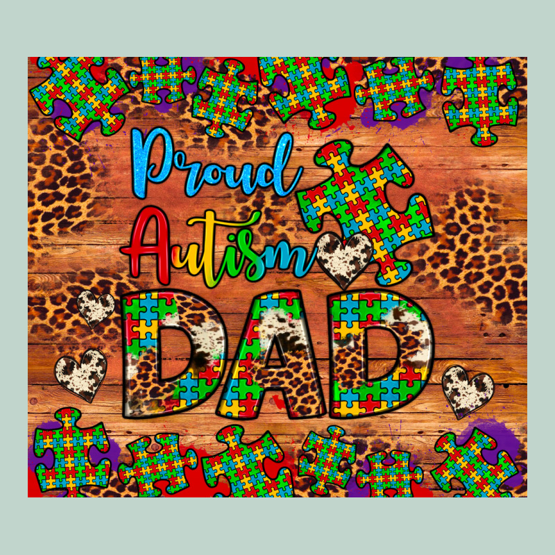Proud Autism Dad Zipper Hoodie by Artiststas | Teevron