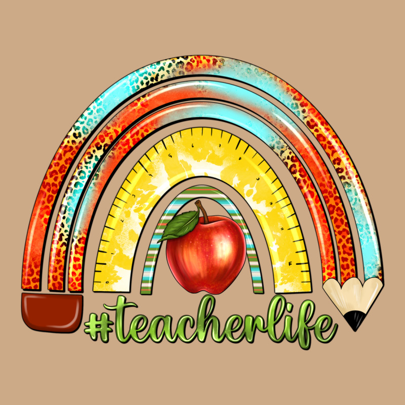 Teacher Life With Rainbow Vintage Hoodie by texasbilliewilder | Teevron