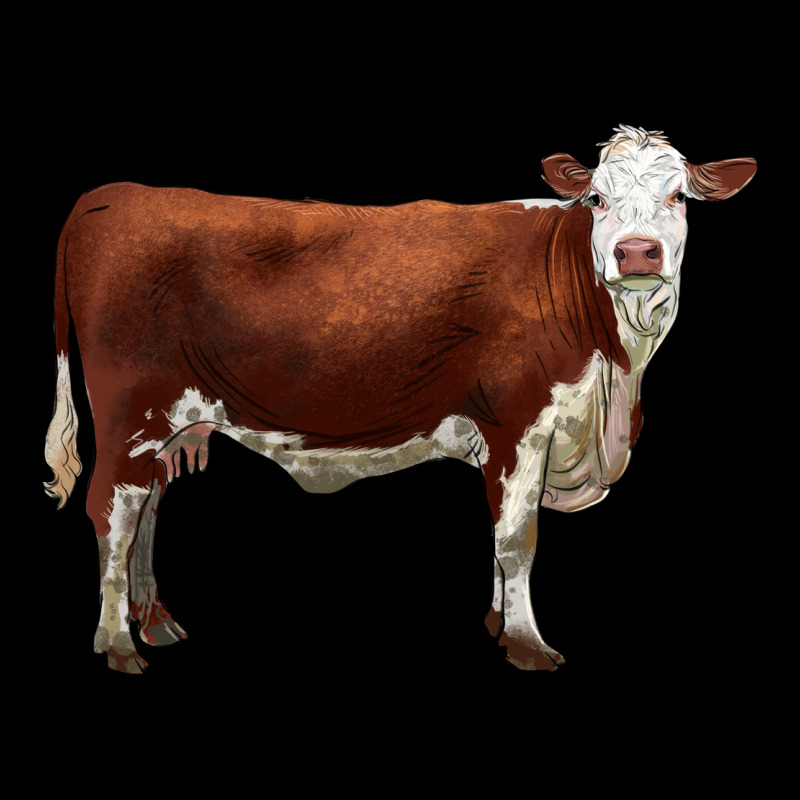 Hereford Cow Heavy Core Tee by LillyAllenDesigns | Teevron