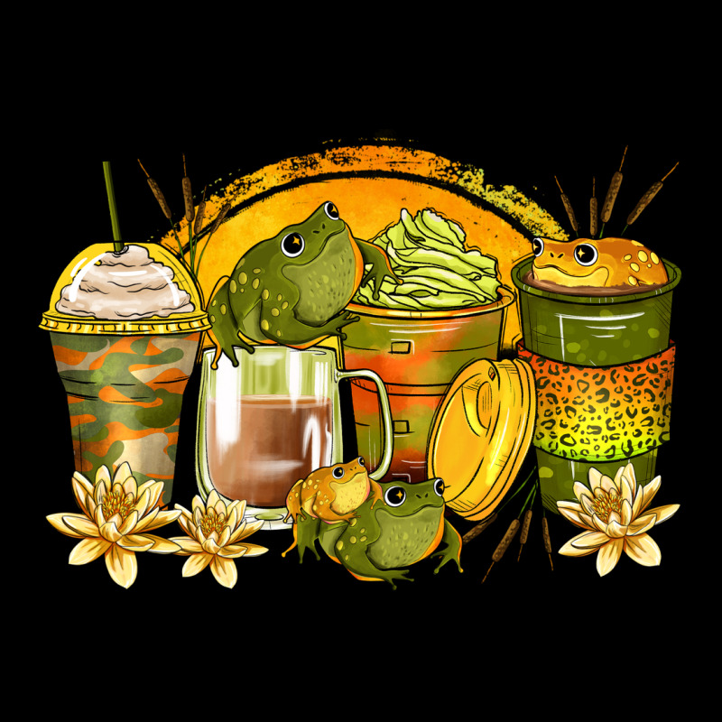 Frog Coffee Cups Heavyweight Sweatshirt by Zillion Design Studio | Teevron